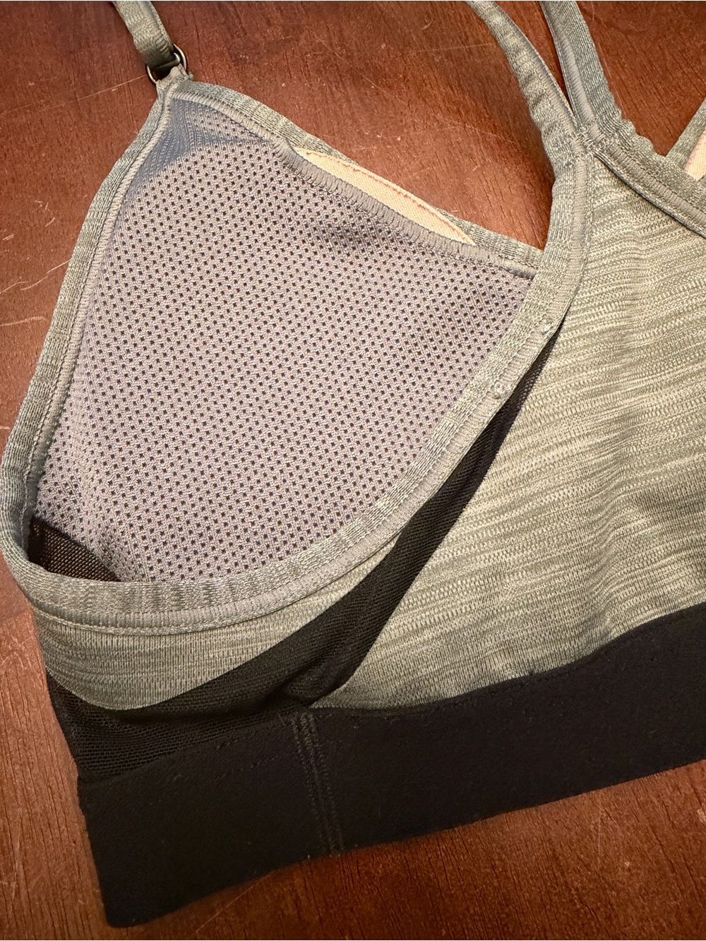 Nike Grey and Black Low-Impact Sports Bra - Picture 8 of 8